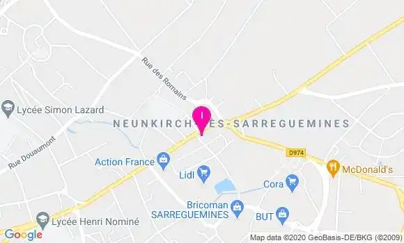 Localisation Laurence Henry Deschamps