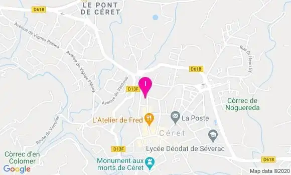 Localisation Jean Michel Lassagne