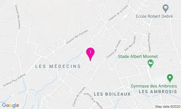 Localisation Sarah Carlier El Ayoubi
