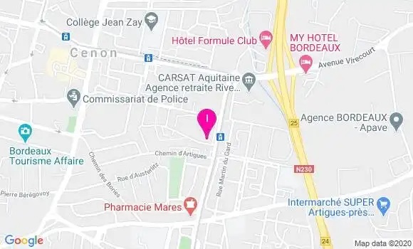 Localisation Virginie Ardisson
