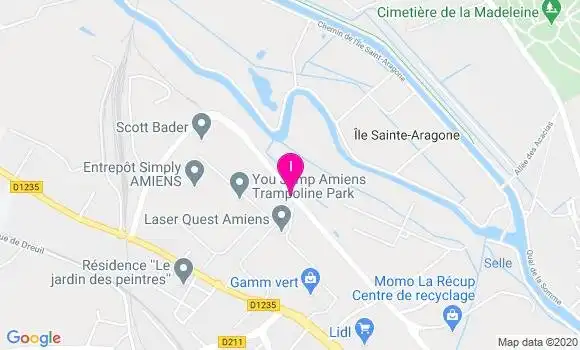 Localisation Ophelie Wattier