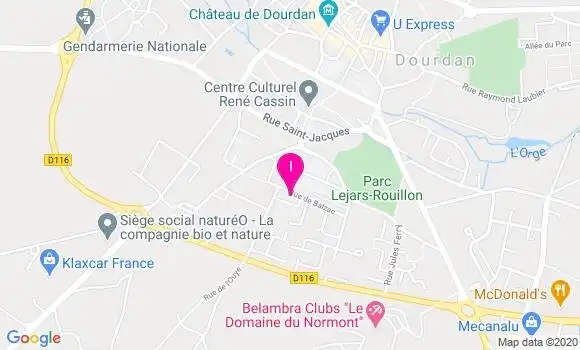 Localisation Sabine Griveau