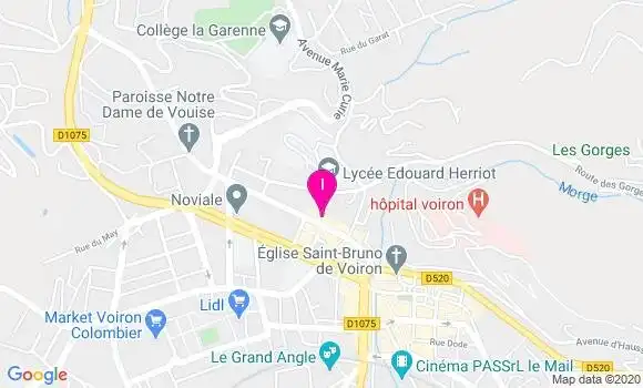 Localisation Pascale Bichet