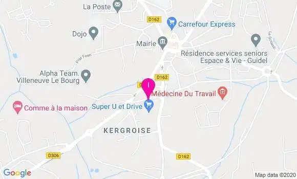 Localisation Virginie Pensec