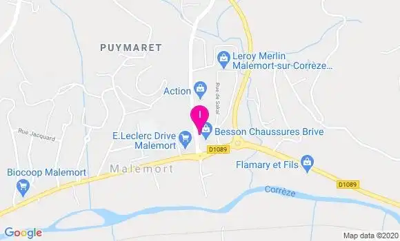 Localisation Laura Mily Gaucher