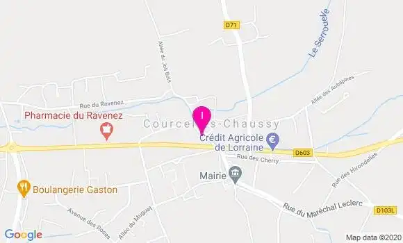 Localisation Carolle Mazur