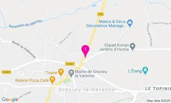 Localisation Charlotte Drevet