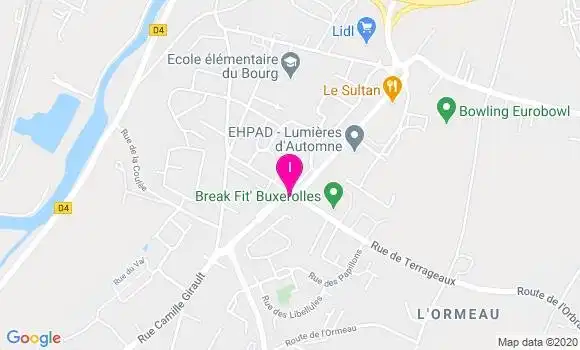 Localisation Maryse Bleteau