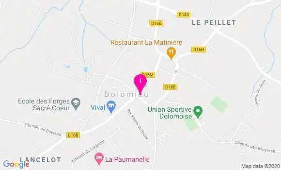 Localisation Delphine Becquart