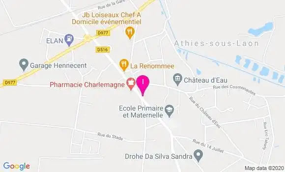 Localisation Denise Bordereaux