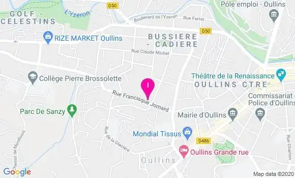 Localisation Edith Palluat De Besset