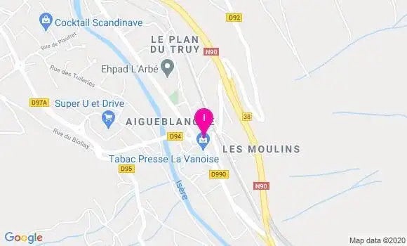 Localisation Caroline Lamulle