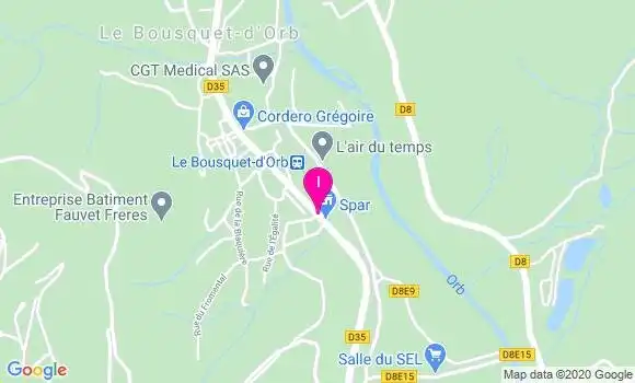 Localisation Guilhem Raynaud