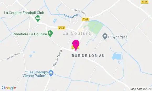 Localisation Delphine Racine