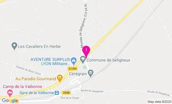Localisation Sophie Chabrant