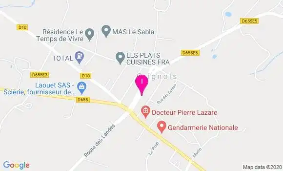 Localisation Angelique Saurin