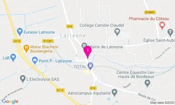 Localisation Nathalie Caletti