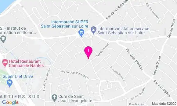 Localisation Sarah Chancerel