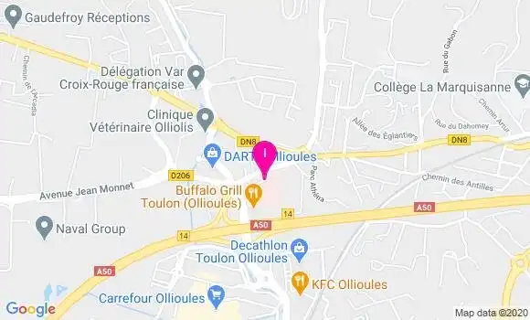 Localisation Nelly Daude