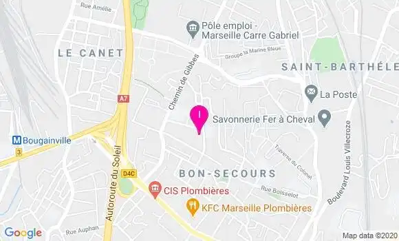 Localisation Aurore Crivelle