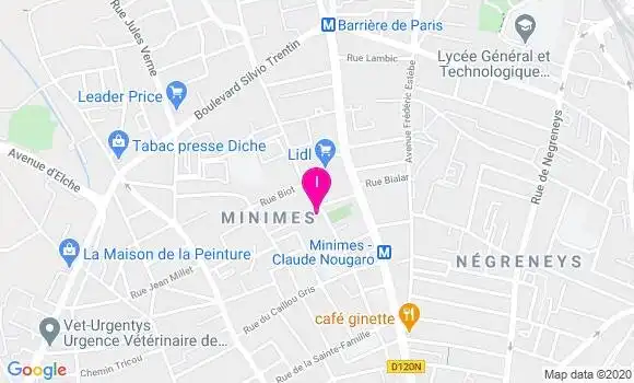 Localisation Cecile Chanclu