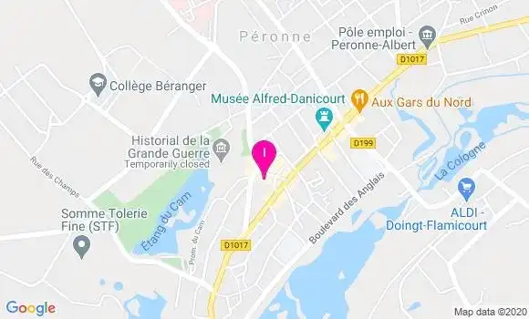Localisation Celine Dambrine
