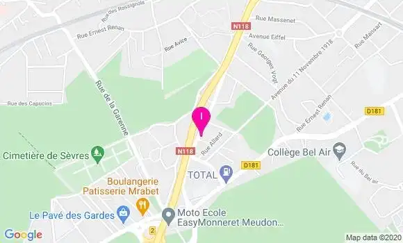Localisation Axelle Nicolas