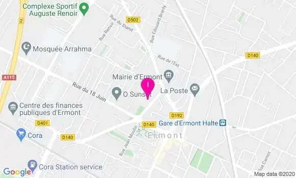 Localisation Jeanne Velmon