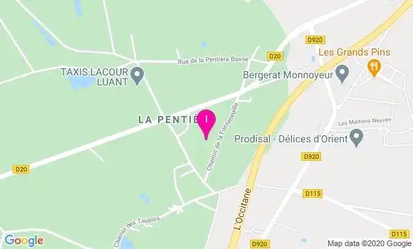 Localisation Isabelle Villeret