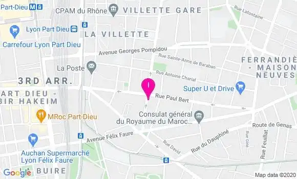 Localisation Sandrine Guy