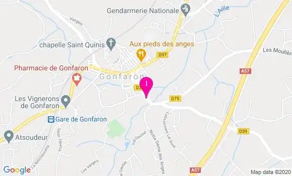 Localisation Marion Henry