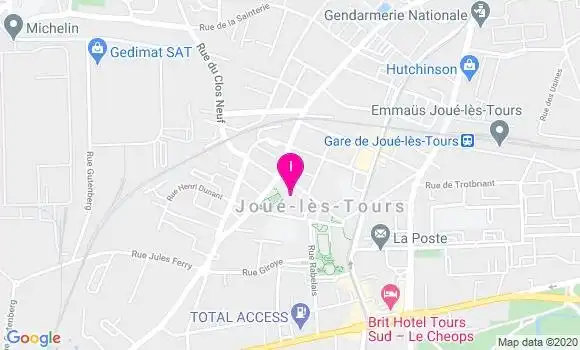 Localisation Sandra Potier
