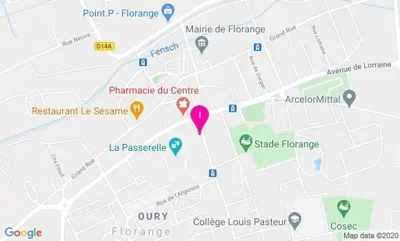 Localisation Virginie Messager