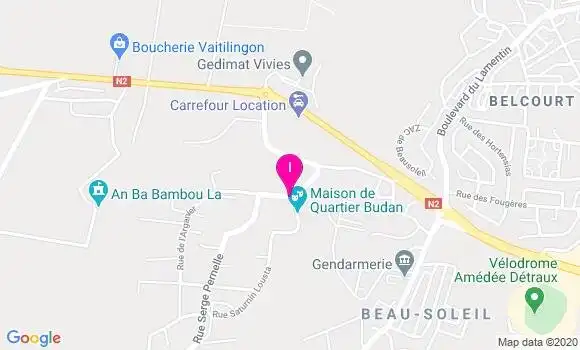 Localisation Sandra Debar Monclair