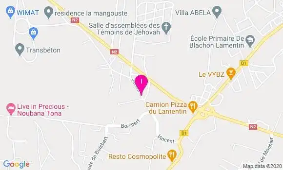 Localisation Olivia Gourdine