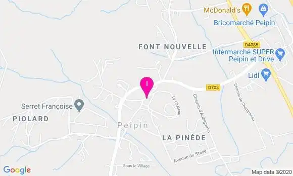 Localisation Melanie Thomas