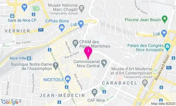 Localisation Nabila Lahlouh