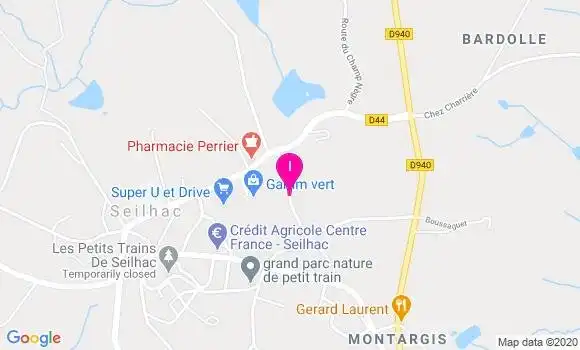Localisation Sophie Chastre