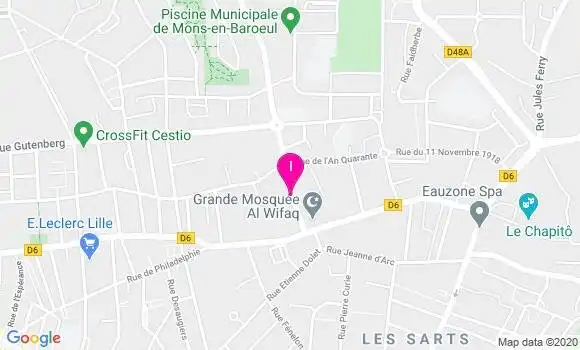 Localisation Fatiha Meziat