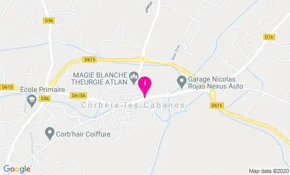 Localisation Nelly Cortes