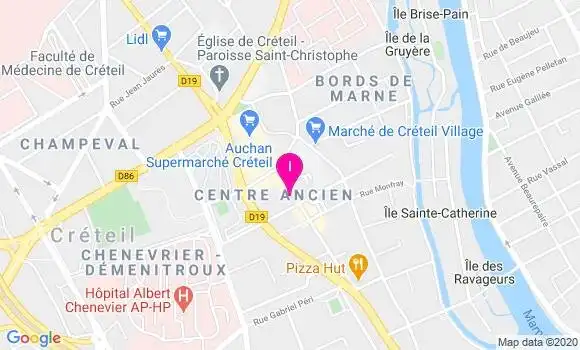 Localisation Sandrine Vernet