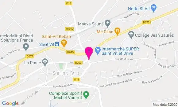 Localisation Edwige Lievaux