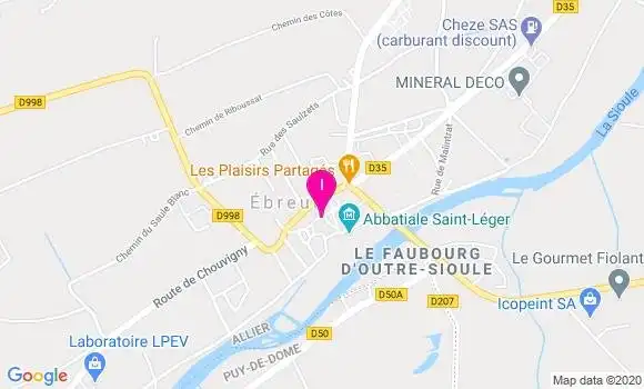 Localisation Coralyne Berrue