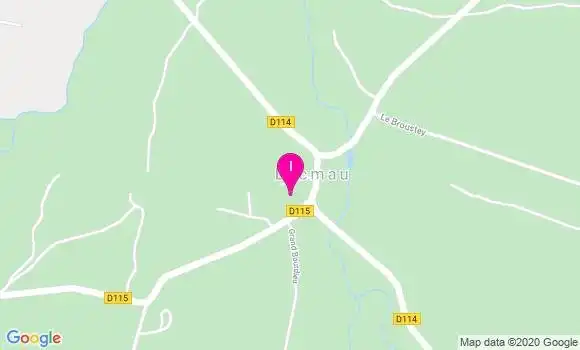 Localisation Guy Pandevant