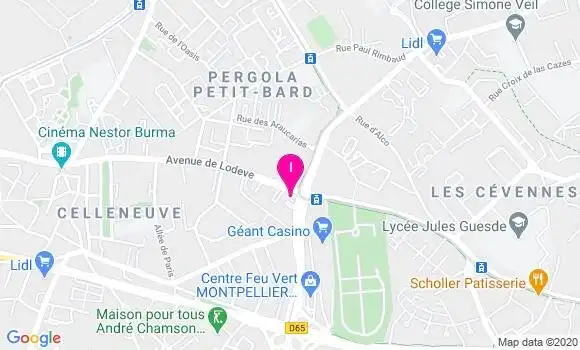 Localisation Nolwenn Beral