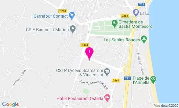 Localisation Marie Jeanne Rossi