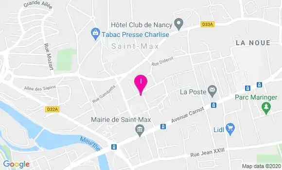 Localisation Sandra Mathis