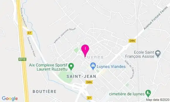 Localisation Angeline Le Meteil