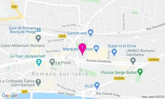 Localisation Sophie Karam