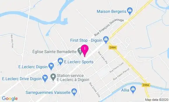 Localisation Carine Monteret